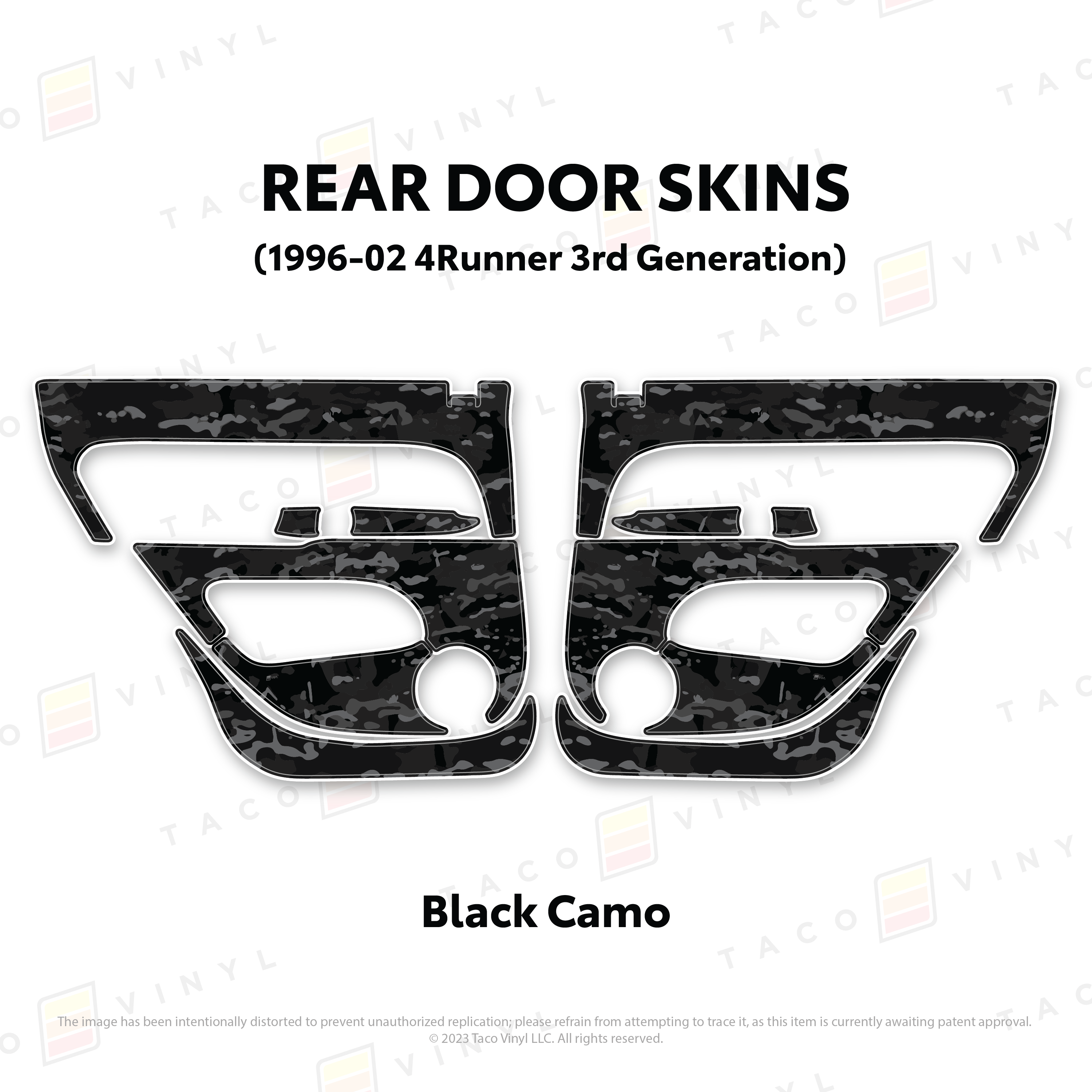 1996-2002 4Runner Door Skins