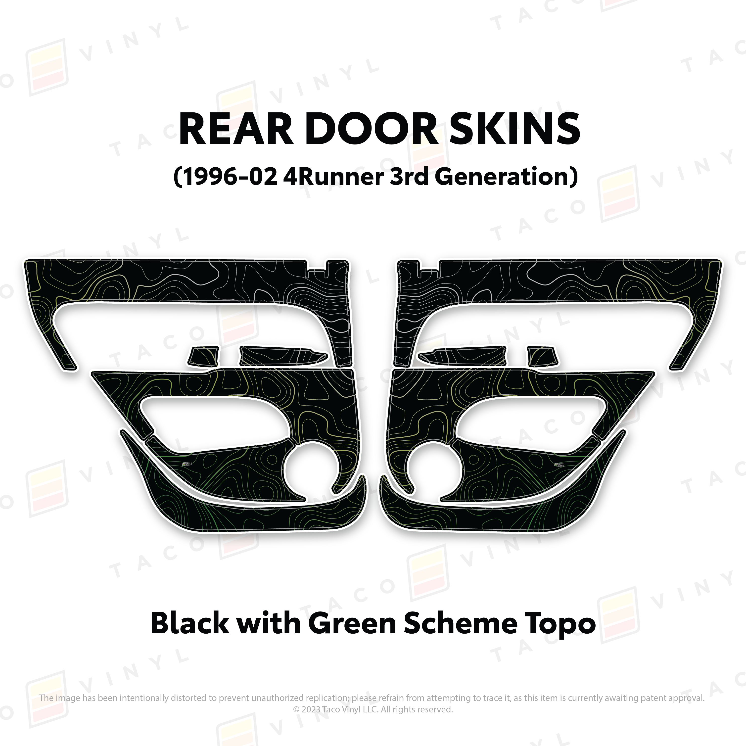1996-2002 4Runner Door Skins