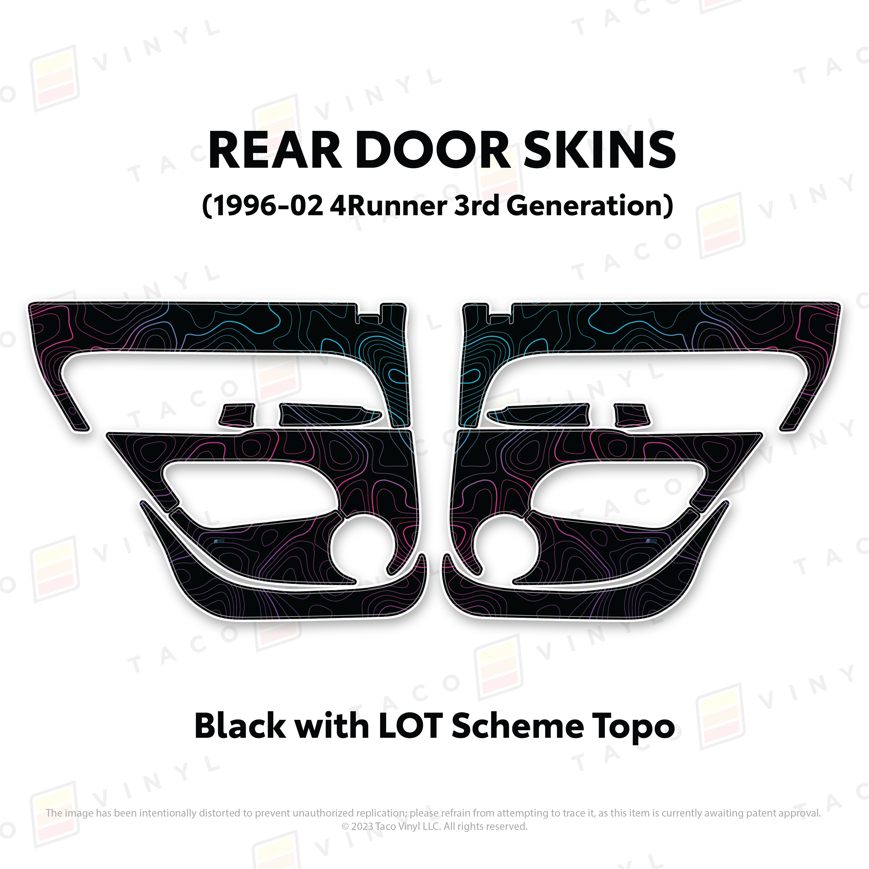 1996-2002 4Runner Door Skins