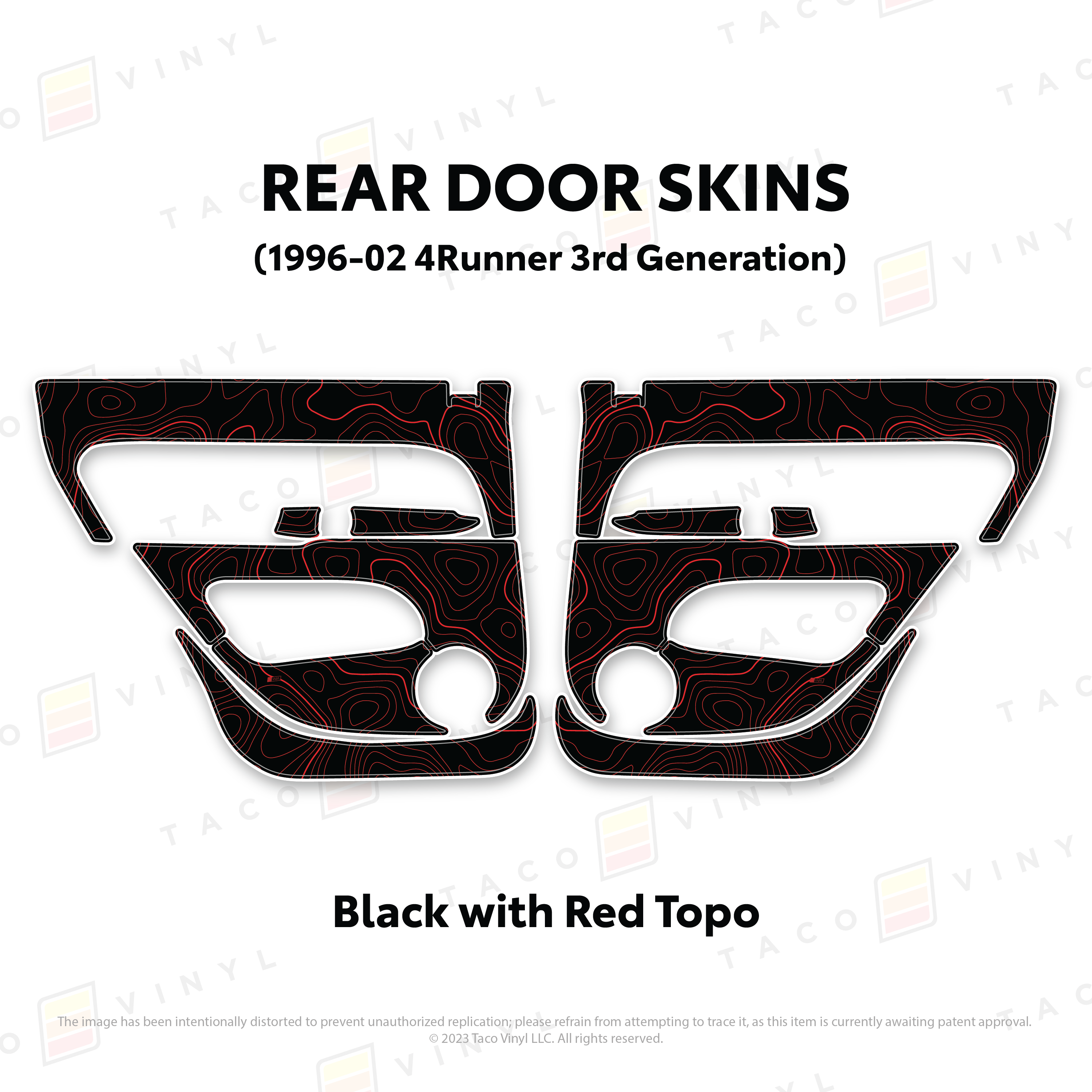 1996-2002 4Runner Door Skins