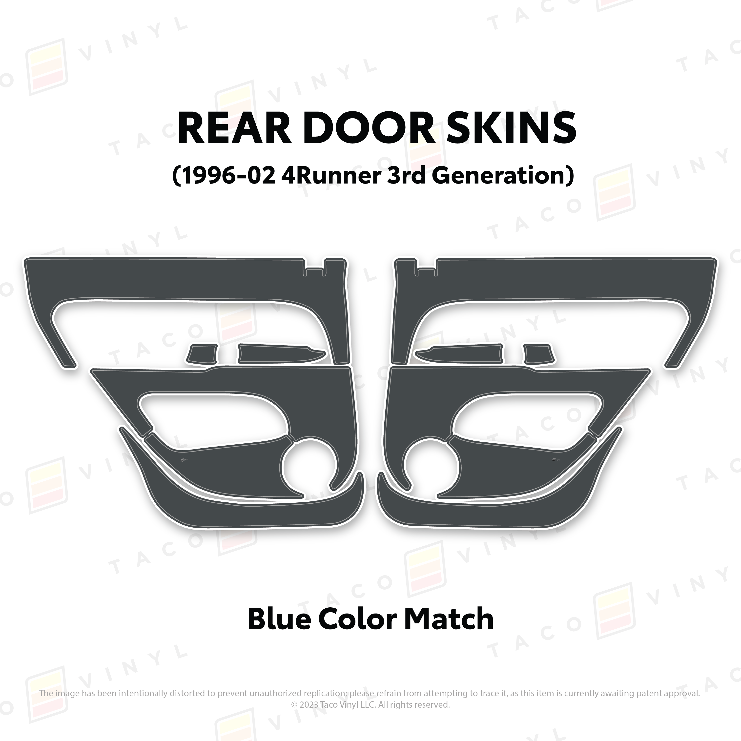 1996-2002 4Runner Door Skins