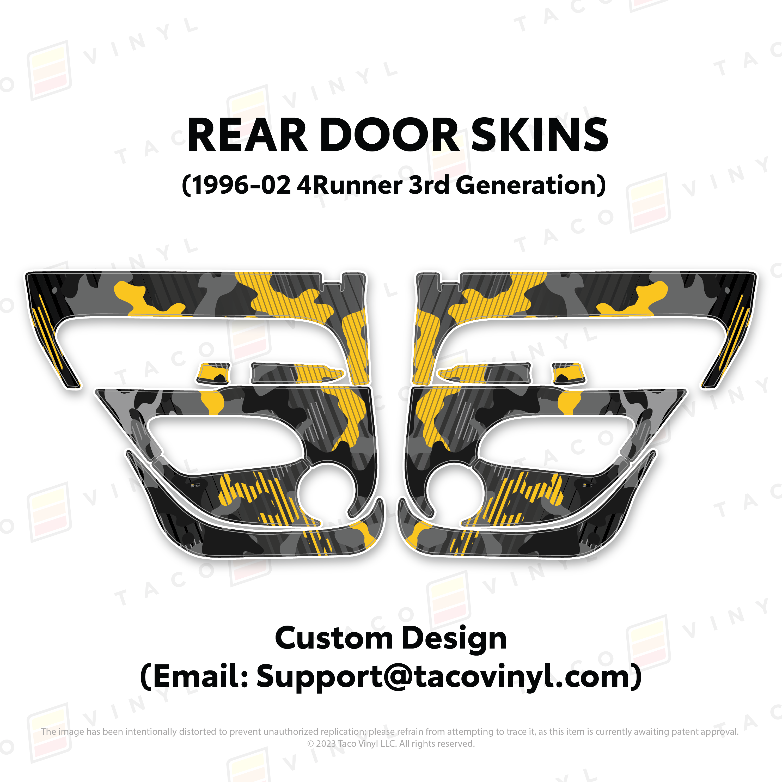 1996-2002 4Runner Door Skins