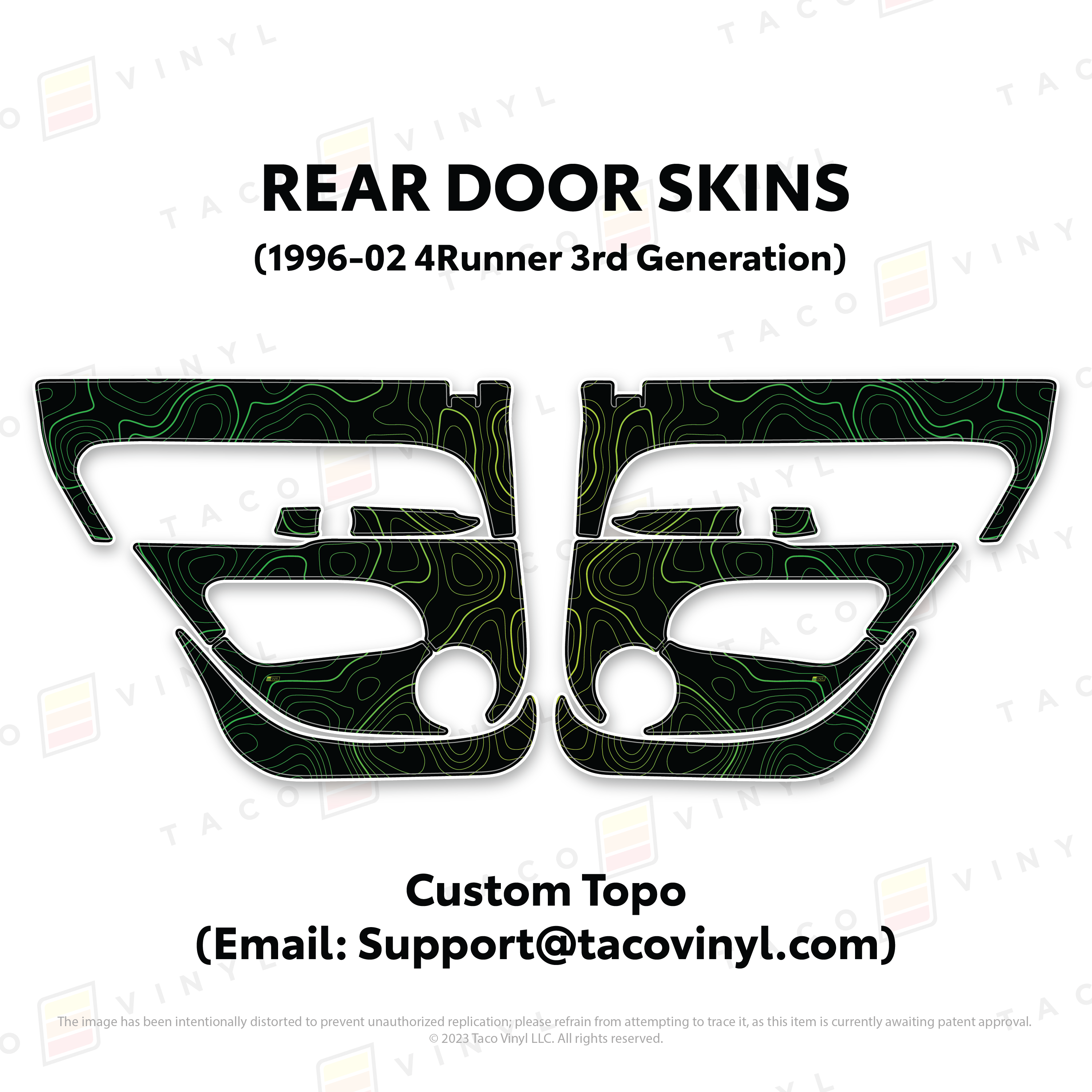 1996-2002 4Runner Door Skins