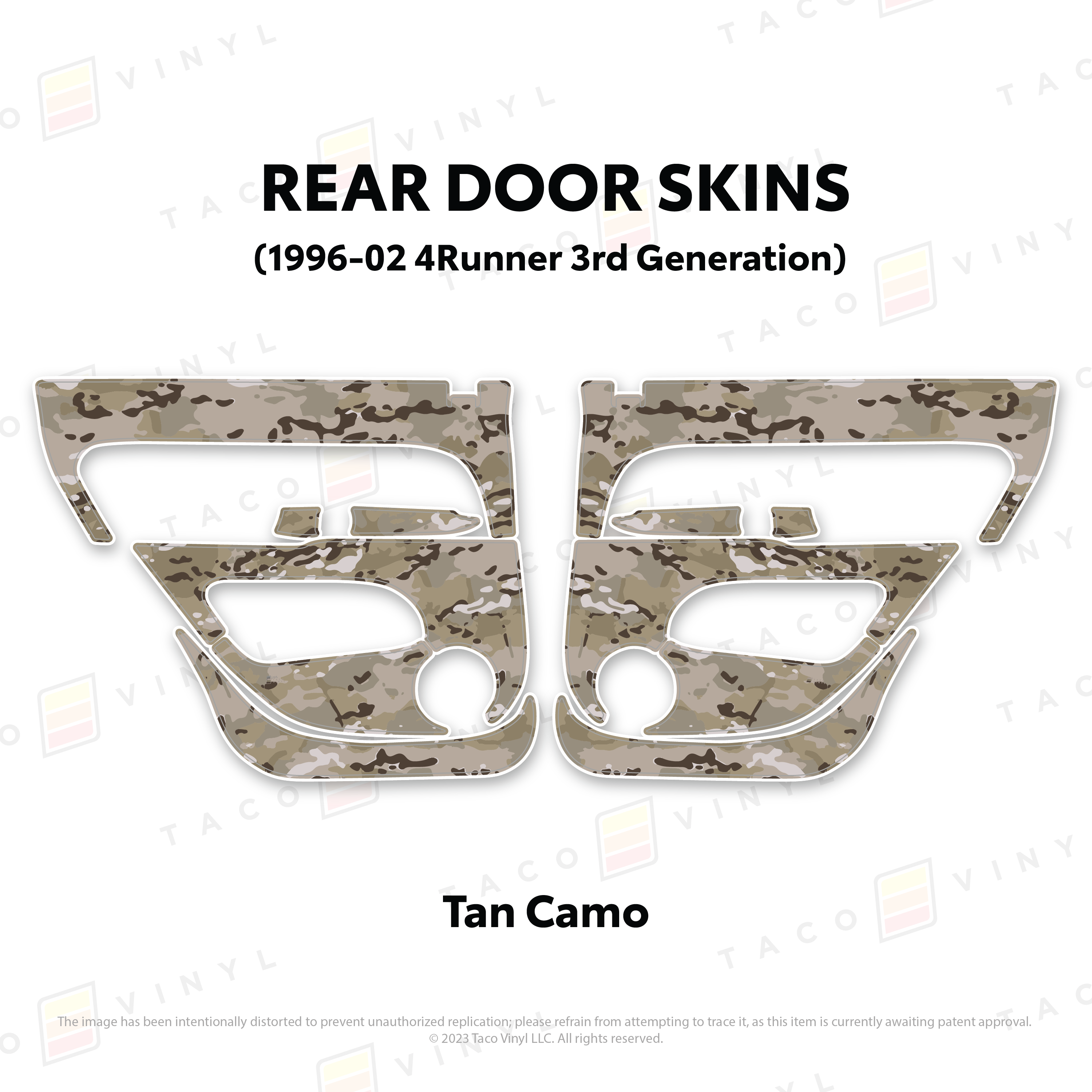 1996-2002 4Runner Door Skins