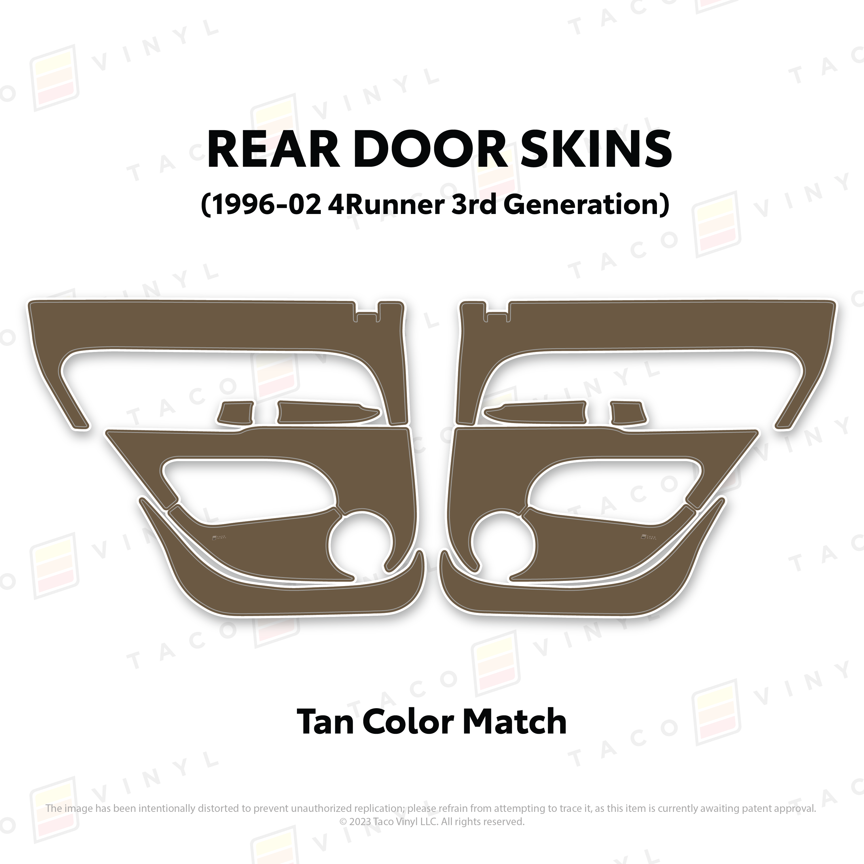 1996-2002 4Runner Door Skins