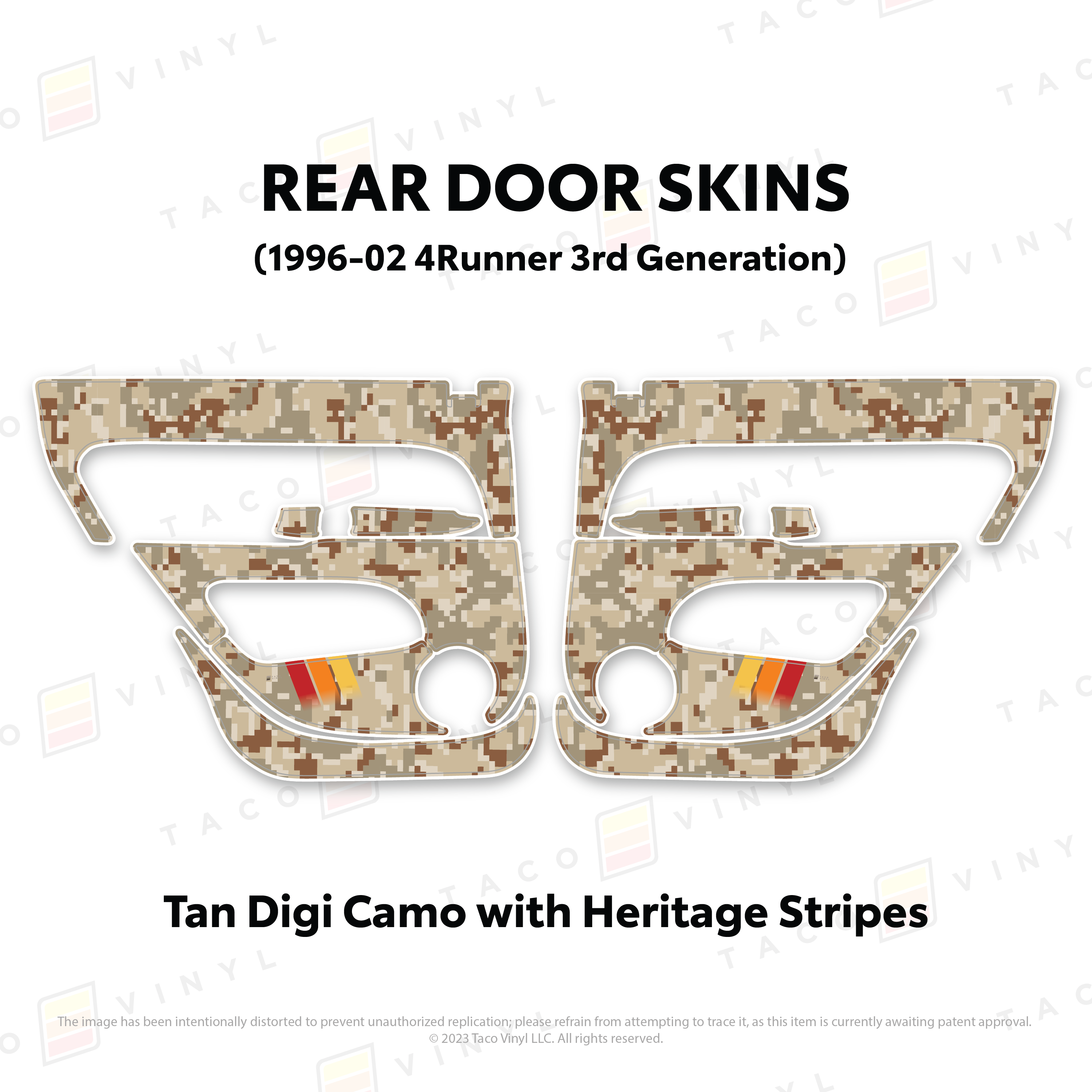 1996-2002 4Runner Door Skins