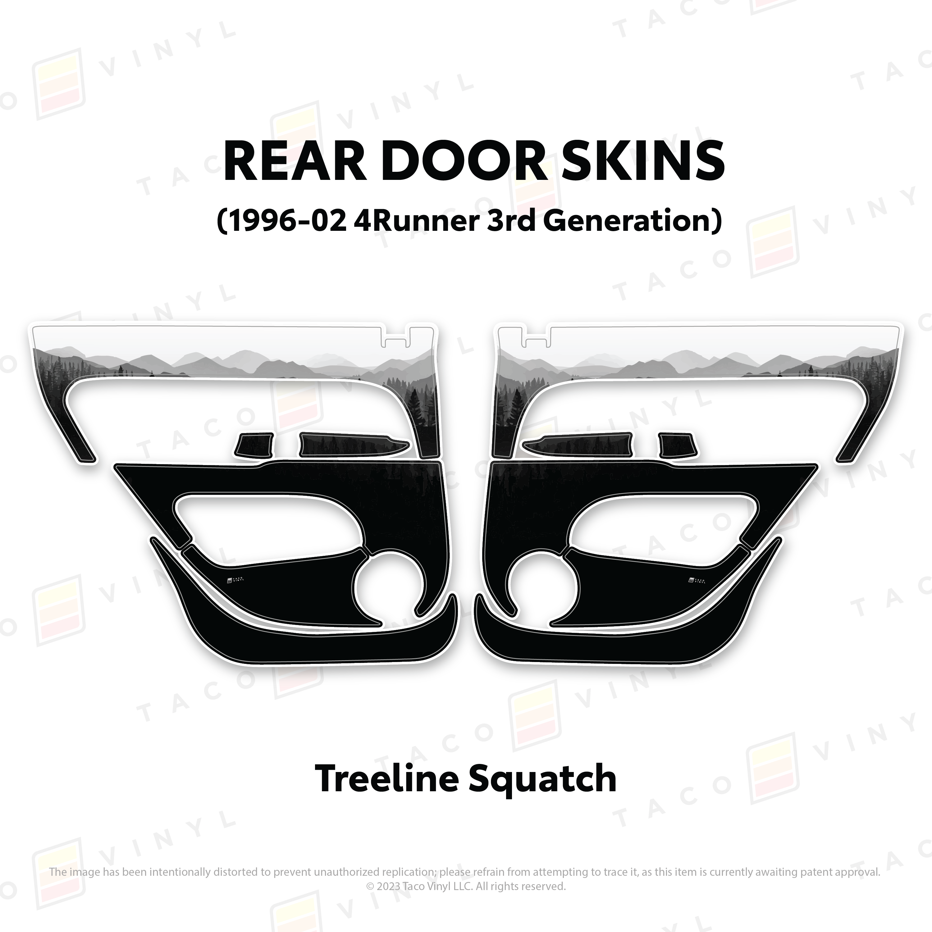 1996-2002 4Runner Door Skins
