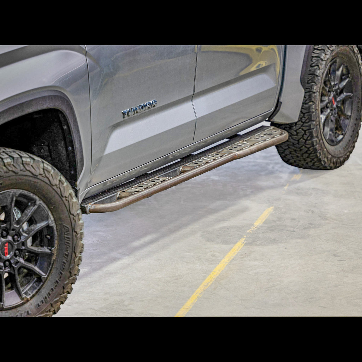 Tundra Rock Sliders / 3rd Gen / 2022+ / Raw (manufacturer reference photo)