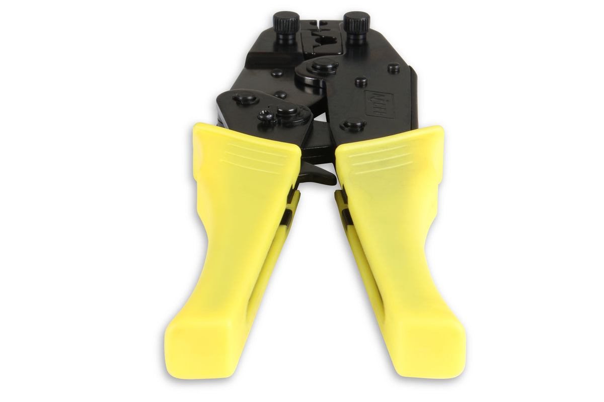 Heavy Duty Professional Crimp Tool - 300+ - Ratcheting crimp tool for spark plug wires and other electrical connectors.