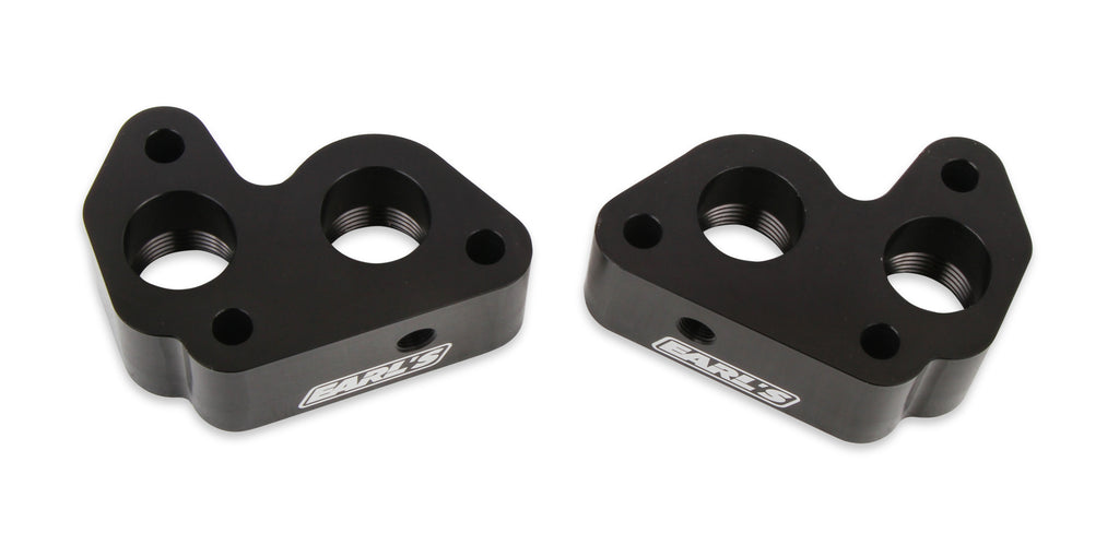 Fits GM LS Engines - Includes (2) -12 AN O-Ring ports on Each side of the block.  1/8" NPT port for use with Steam Tube Plumbing.  Billet Aluminum w/ Black Anodized Finish