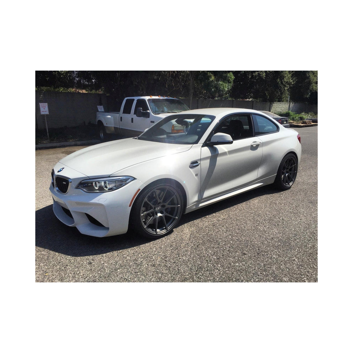 Front: 19 x 9.5 - Rear - 19 x 10.5 - Satin Gunmetal - F87