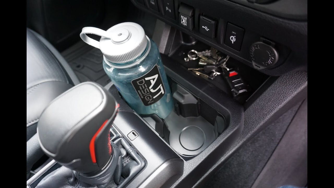 Oversize Cup Holder with Tray (2016-2023 Tacoma) - QUICKSAND