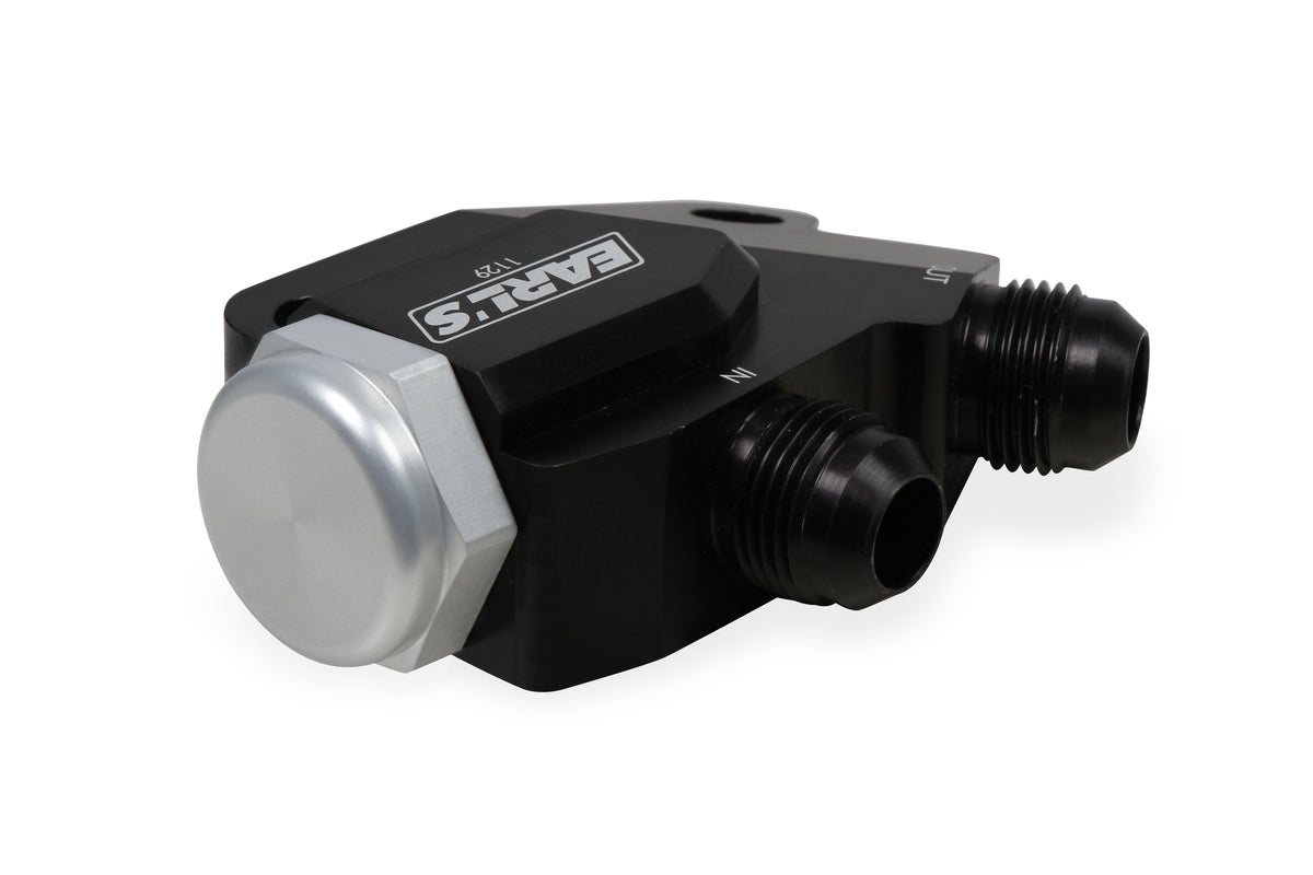 Gen V LT Side Mount Oil Cooler Adapter w/180 Degree Thermostat