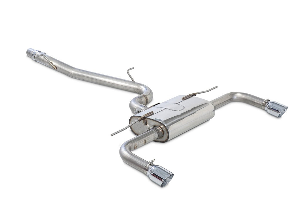 AWE Touring Edition Exhaust for Audi 8V A3 2.0T - 3.5" Chrome Silver Tips