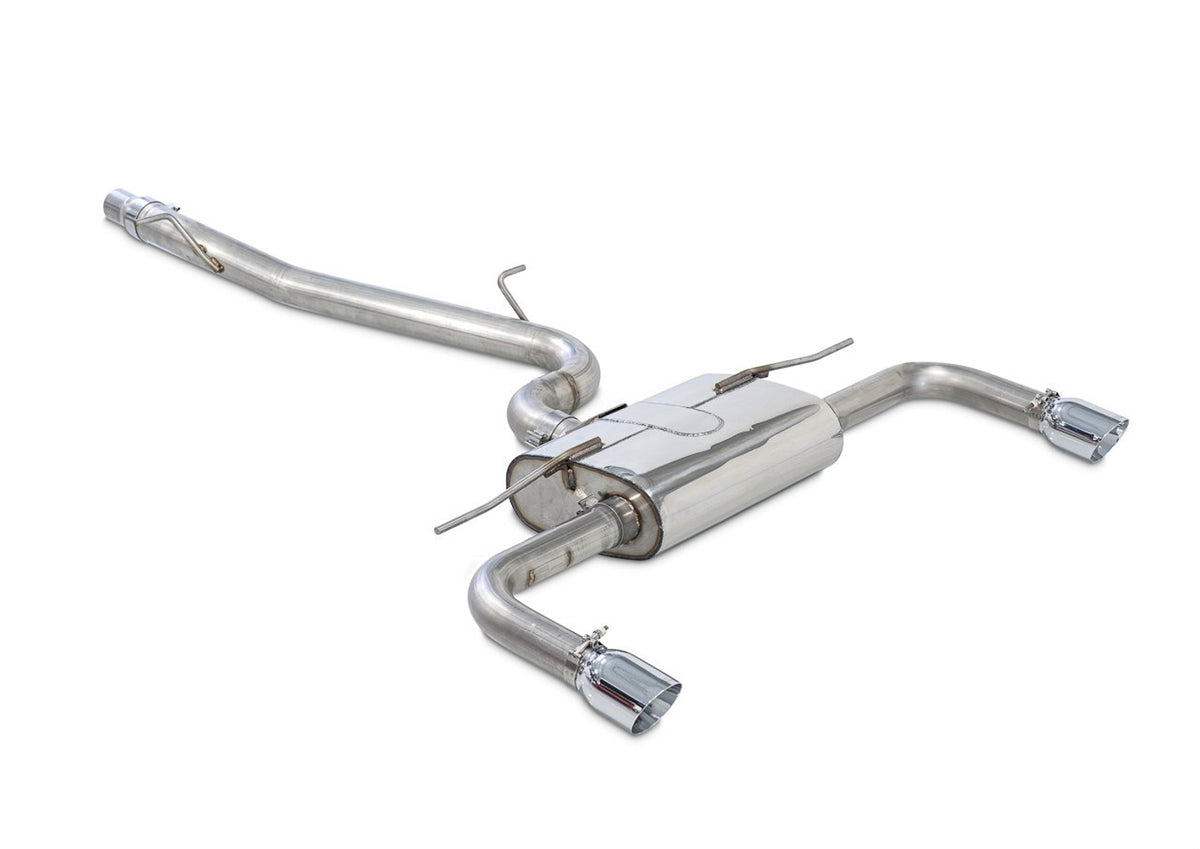 AWE Touring Edition Exhaust for Audi 8V A3 2.0T - 3.5" Chrome Silver Tips