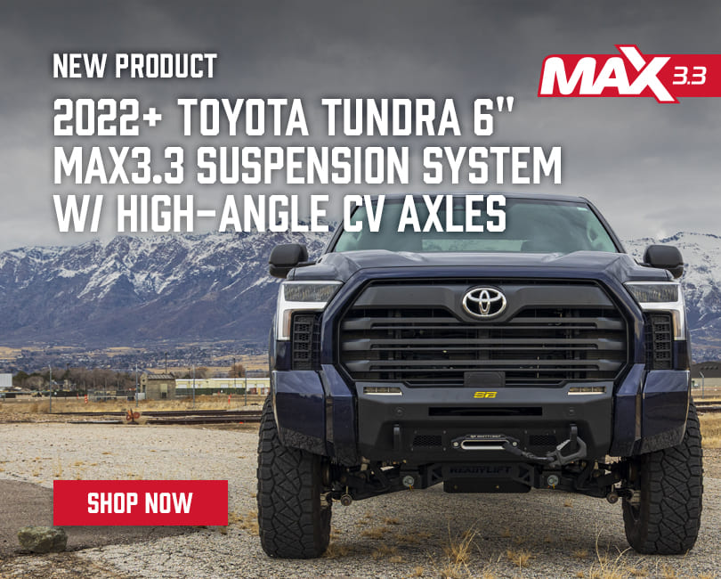 6" MAX3.3 Suspension System - 2022-2026 Toyota Tundra W/ Rear Coil Springs 2WD/4WD