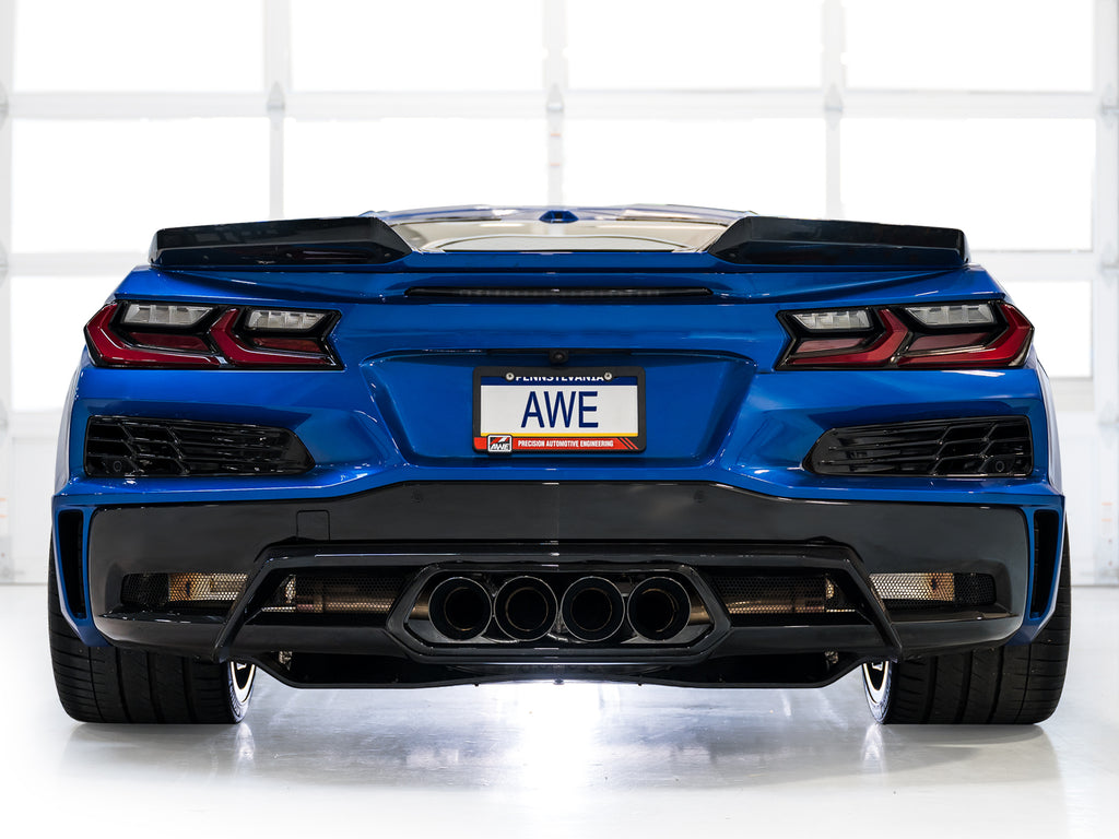 AWE SwitchPath Exhaust for C8 Corvette Z06 - 4.5" Diamond Black Tips