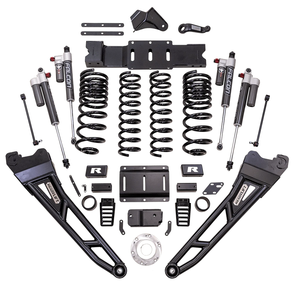6'' MAX3.3 Suspension System 2019-2024 Ram 2500 W/ Falcon 3.3 Shocks And Radius Arms Standard Output Diesel Motor