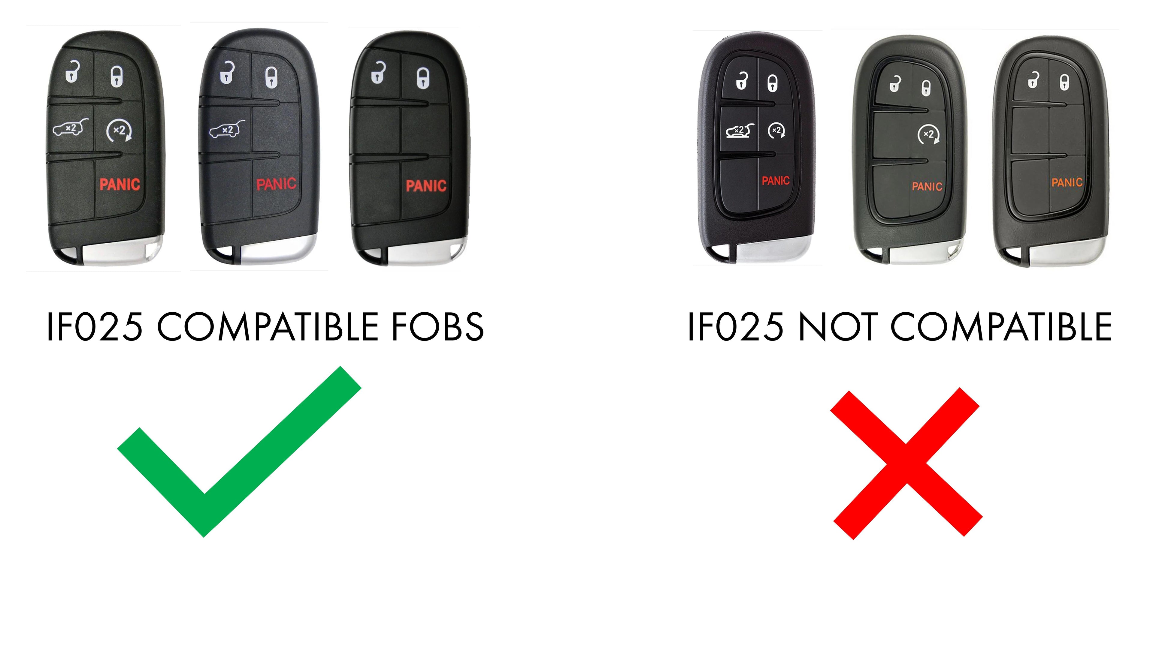Injection Fob IF025 (Jeep Smart) - GRAY