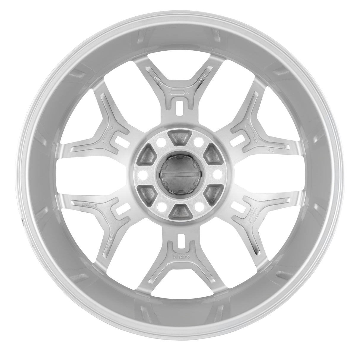20 x 9 | 6x5.31" / 6x135 | 5.44" BS | 12 MM Offset; Verify all wheel fitment specs to your specific application before ordering.