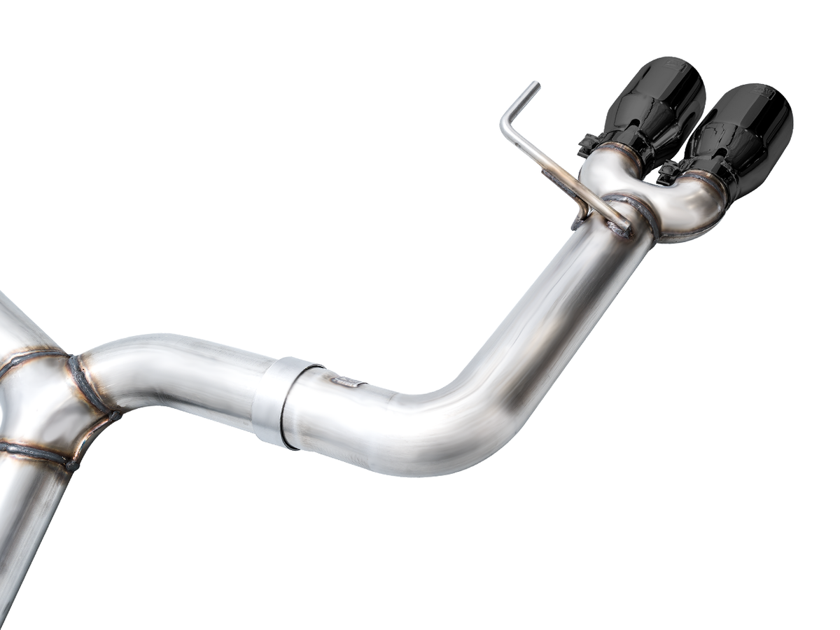 AWE Track Edition Catback Exhaust for VB Subaru WRX - 4" Diamond Black Tips
