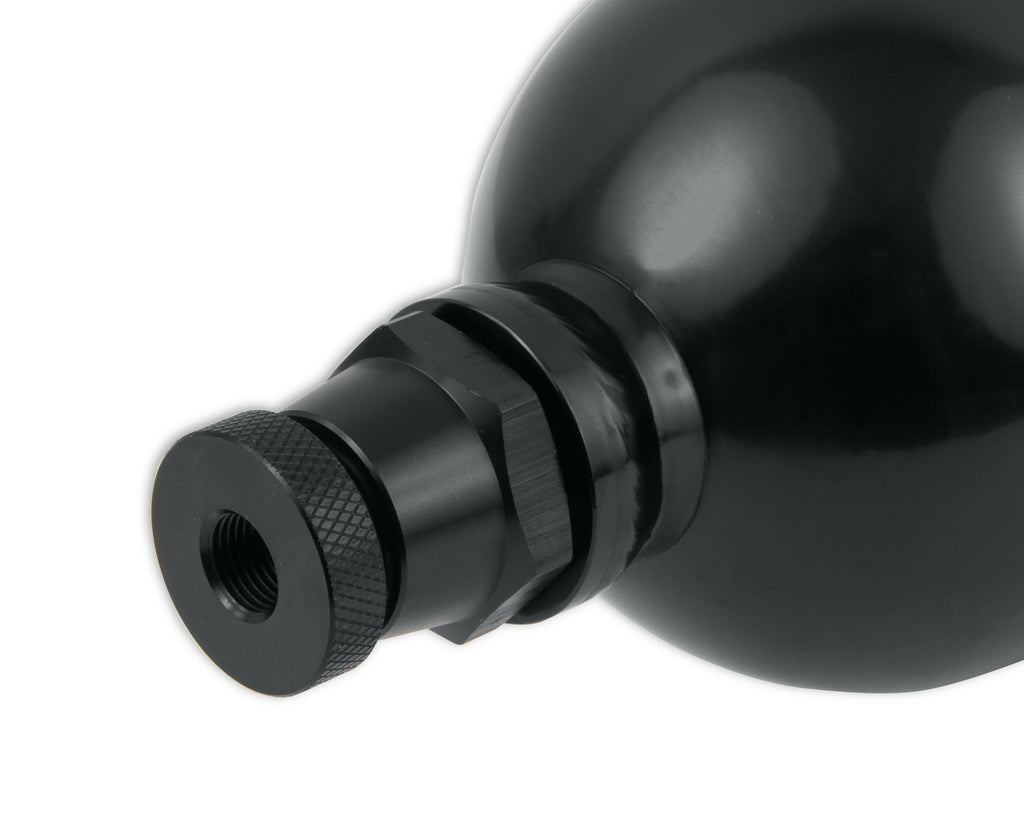 Black w/ Billet Filter, Drain Valve, -12 AN O-Ring Port (Inlet) & Mounting Brackets. 1/8" NPT on Drain Valve for Optional Remote Outlet Hose