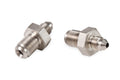 Brake Adapter Thread Size -3AN To M12x1.00mm Uniflare 2 Per Package Electroless Nickel Plated Steel. Package of 2 pieces.  Uniflare Fittings Fit Both Bubble & Inverted Flare.