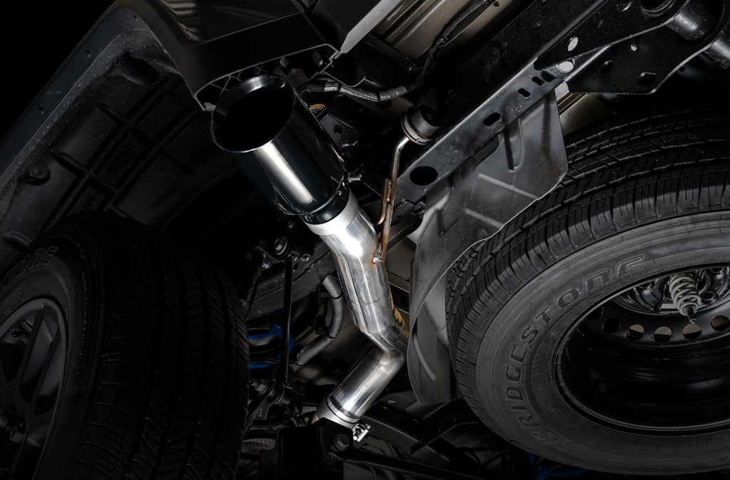 AWE Tread Edition Catback Single-Side Exhaust for Jeep JT 3.6L - Diamond Black Tip