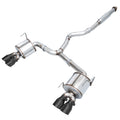 AWE Touring Edition Exhaust for VA STI / GV WRX / GV STI Sedan - 4" Diamond Black Quad Tips
