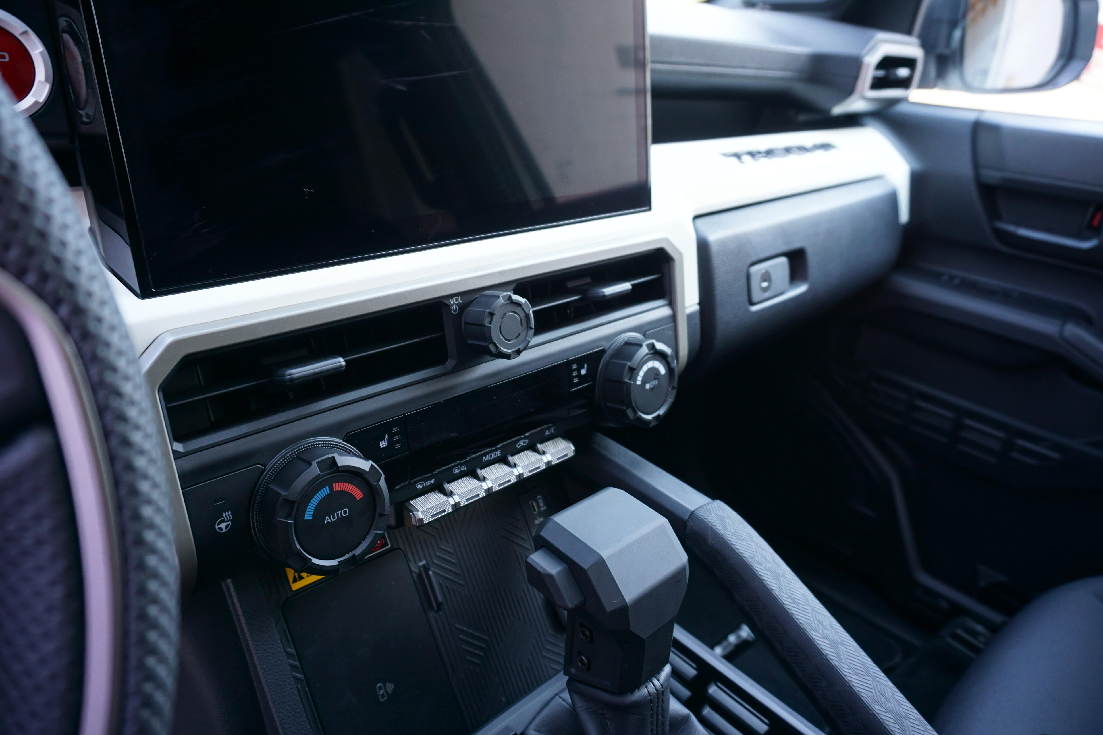 V2 Radio Knob + Drive Mode Knob + Climate Knobs (2024+ Tacoma / 2025+ 4Runner) - BLACK
