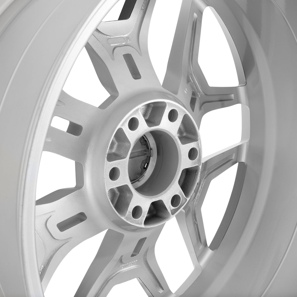 22 x 9.5 | 6x5.31" / 6x135 | 5.7" BS | 12 MM Offset; Verify all wheel fitment specs to your specific application before ordering.