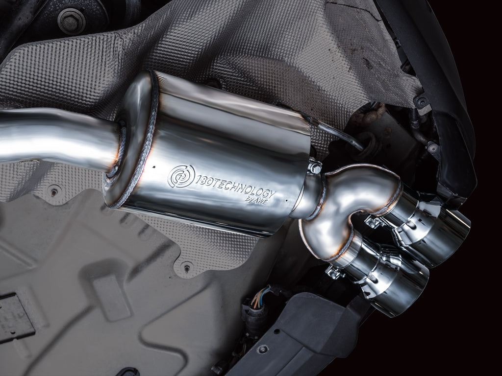 AWE Touring Edition Exhaust for Ford Explorer ST - Chrome Silver Tips