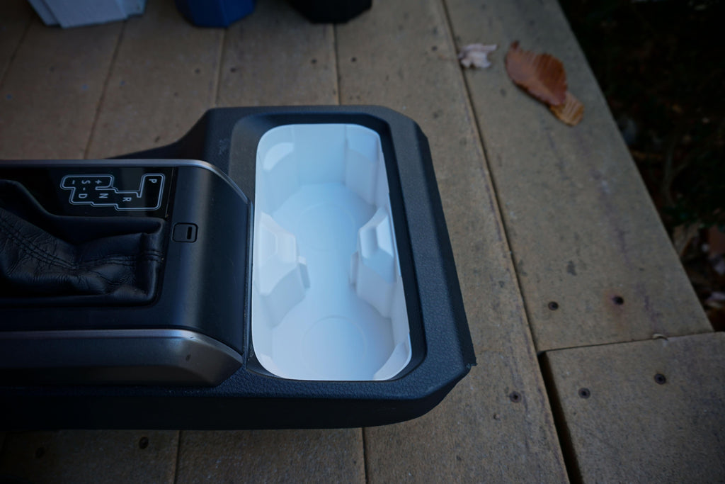 Oversize Cup Holder with Tray (2016-2023 Tacoma) - WHITE