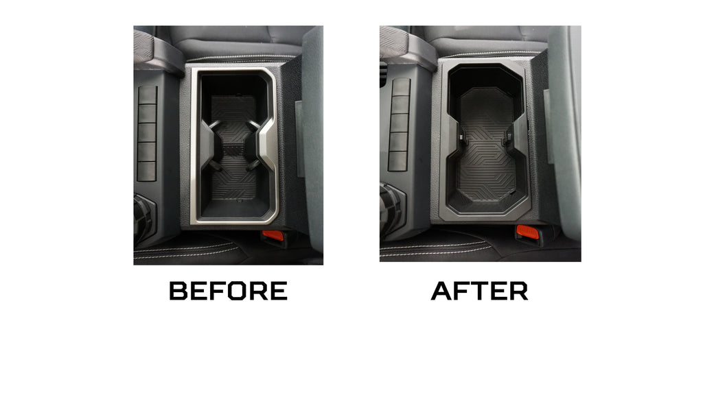 Oversize Cup Holder (2024+ Tacoma) - BLACK