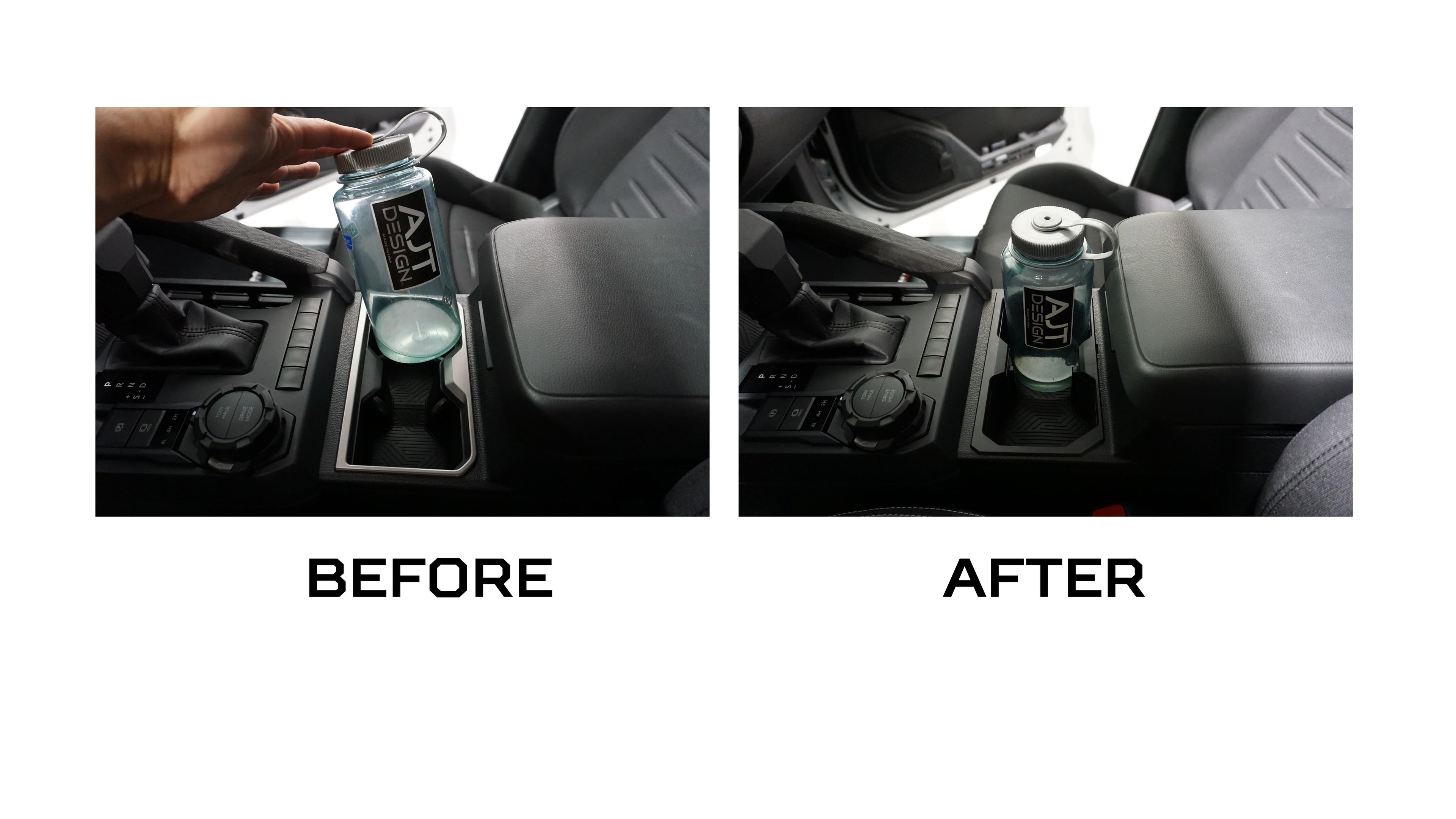 Oversize Cup Holder (2024+ Tacoma) - BLACK