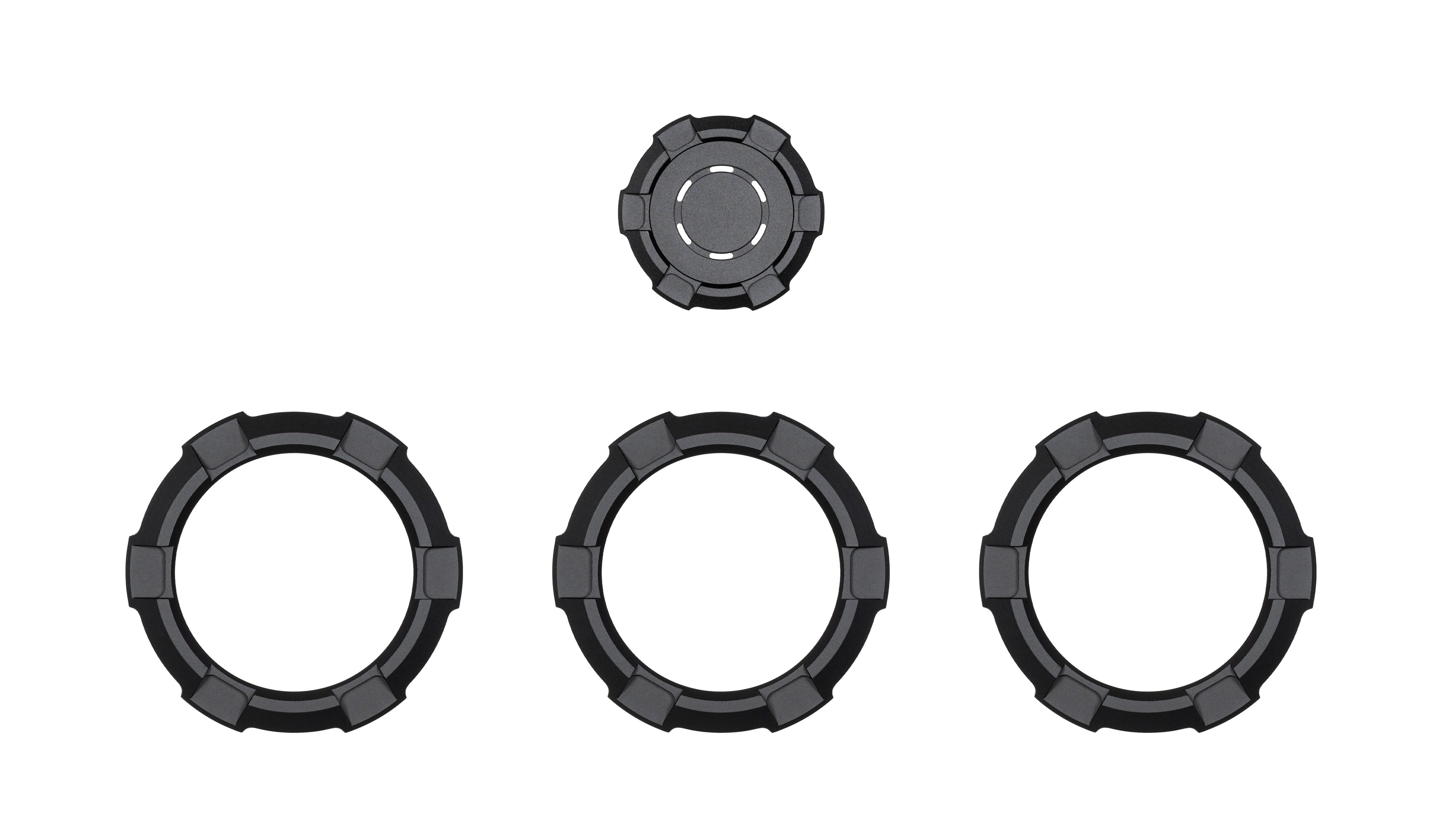 V2 Radio Knob + Drive Mode Knob + Climate Knobs (2024+ Tacoma / 2025+ 4Runner) - BLACK