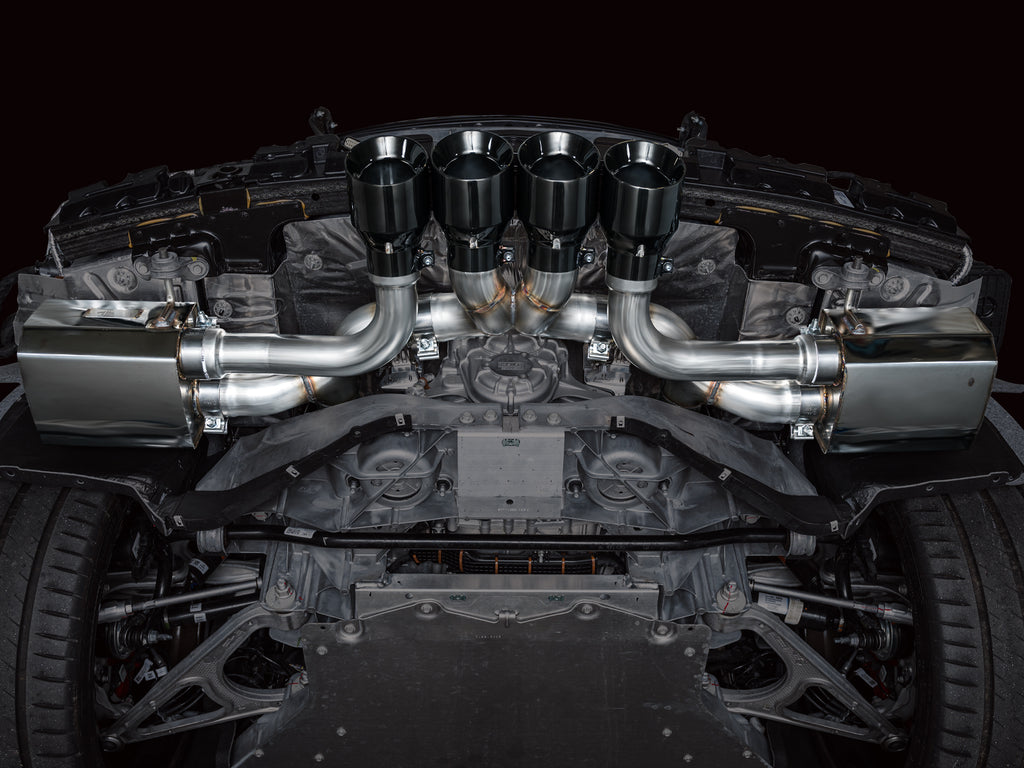 AWE SwitchPath Exhaust for C8 Corvette Z06 - 4.5" Diamond Black Tips