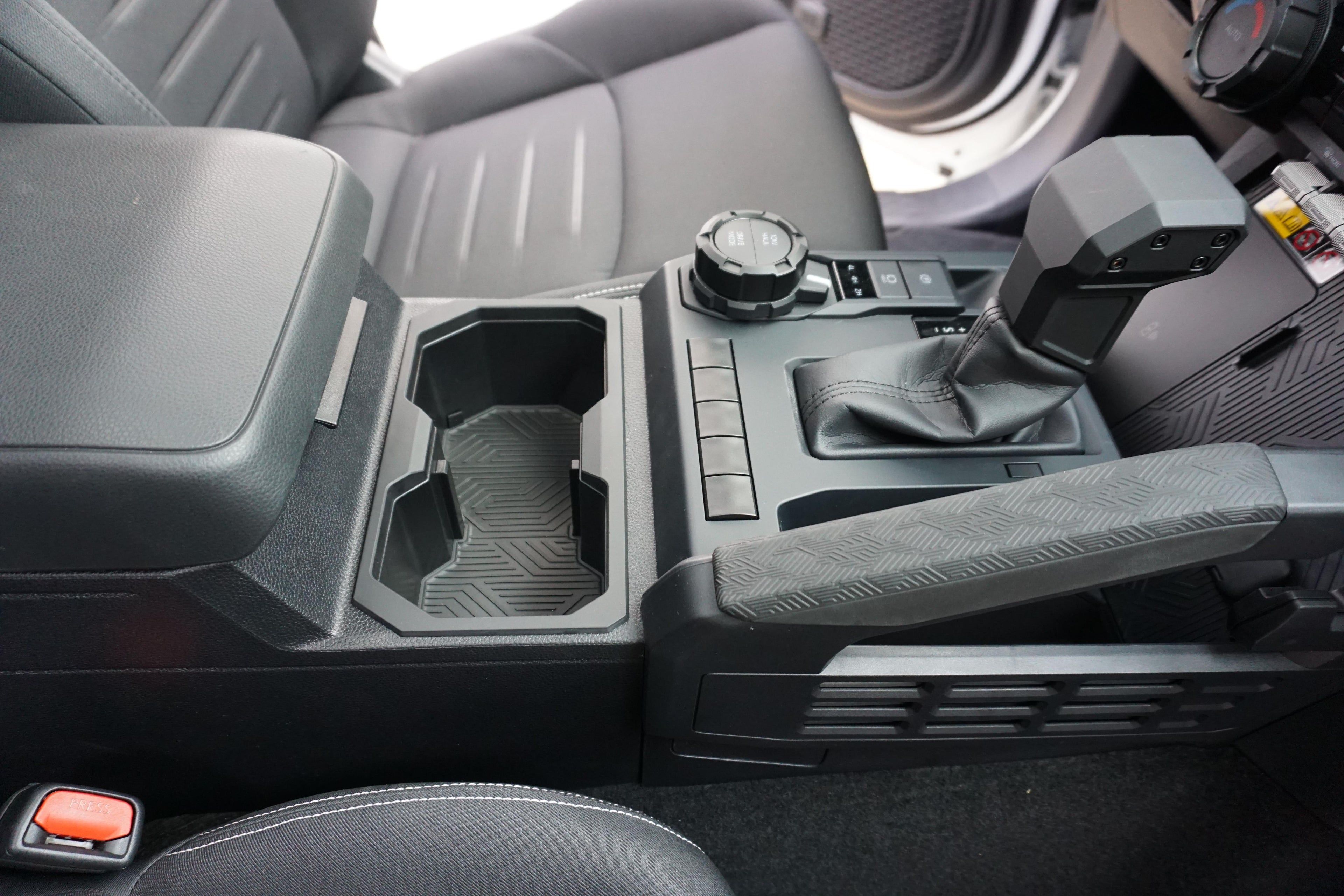 Oversize Cup Holder (2024+ Tacoma) - LUNAR ROCK/BLACK