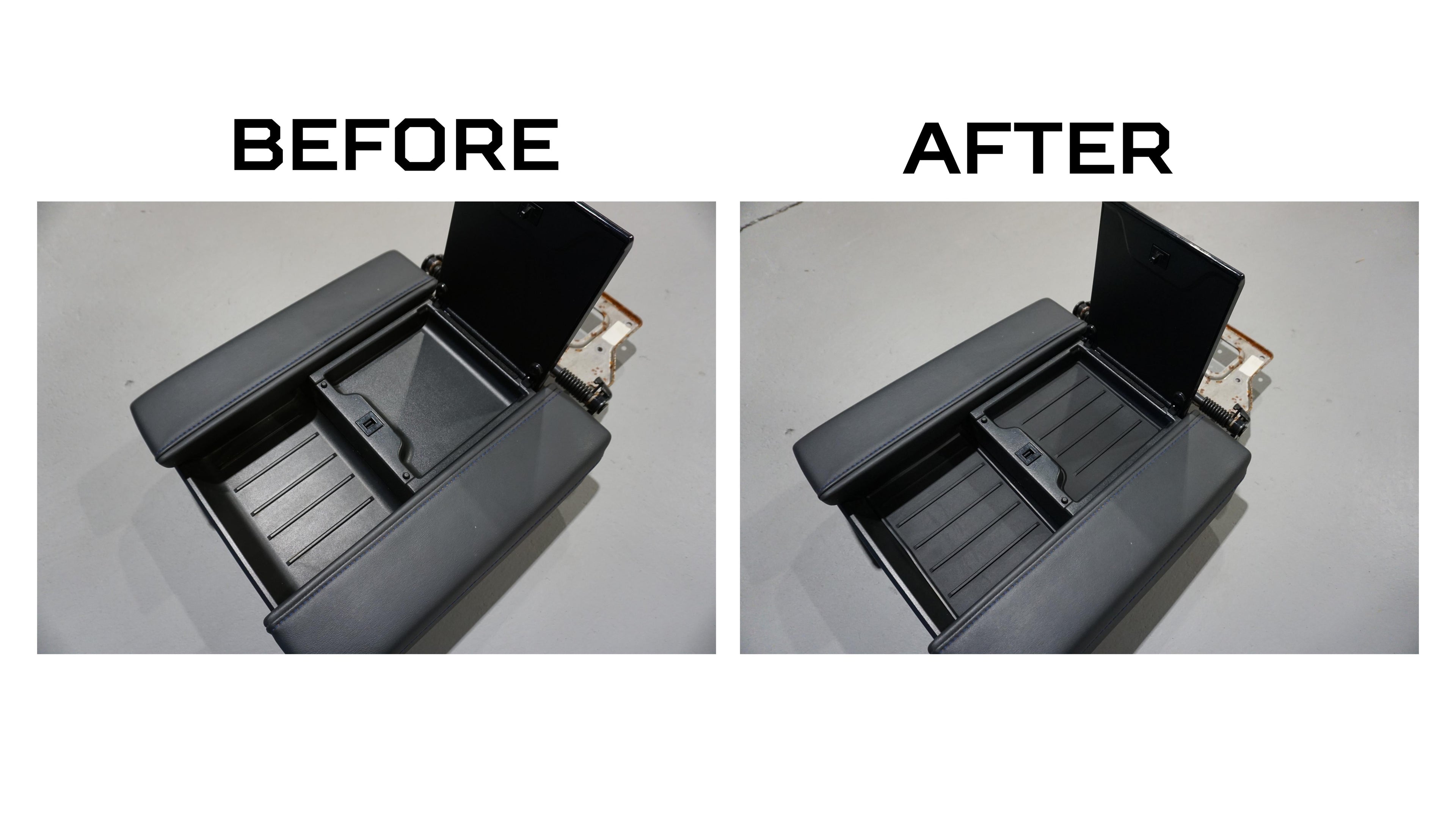 Center Console Tray Liner (2022+ Tundra Platinum) - 1PC BLACK