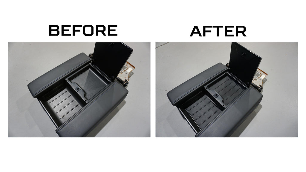 Center Console Tray Liner (2022+ Tundra Platinum) - 2PC BLACK