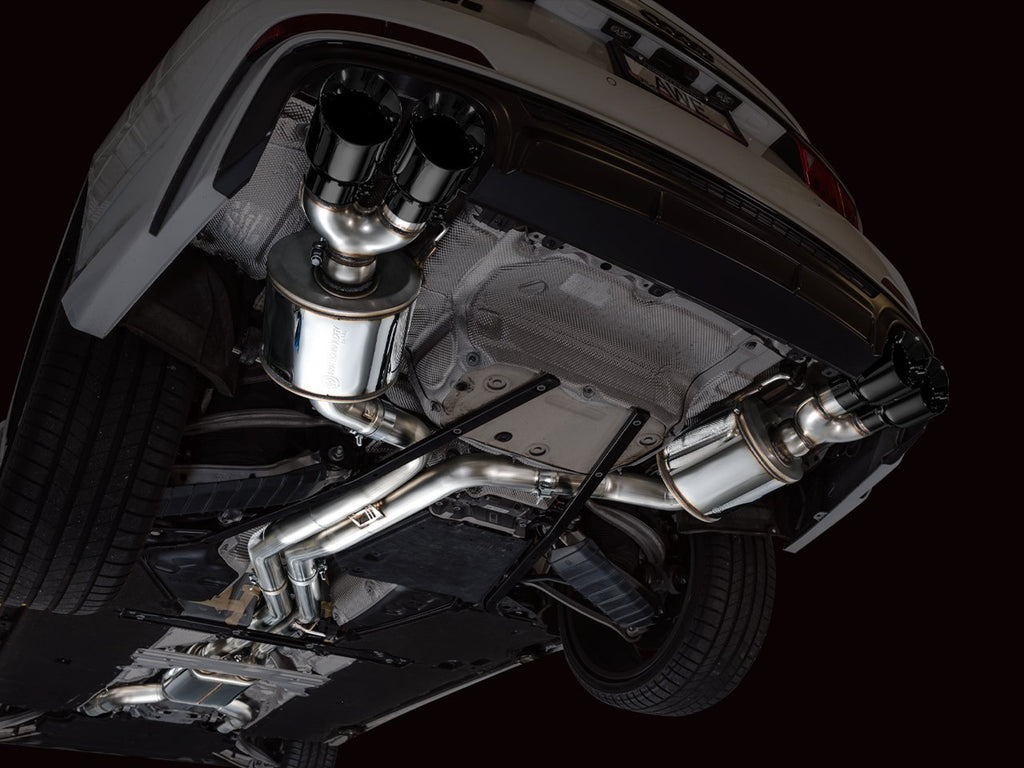 AWE Touring Edition Exhaust for Audi C8 S6/S7 - 4.5" Diamond Black Tips