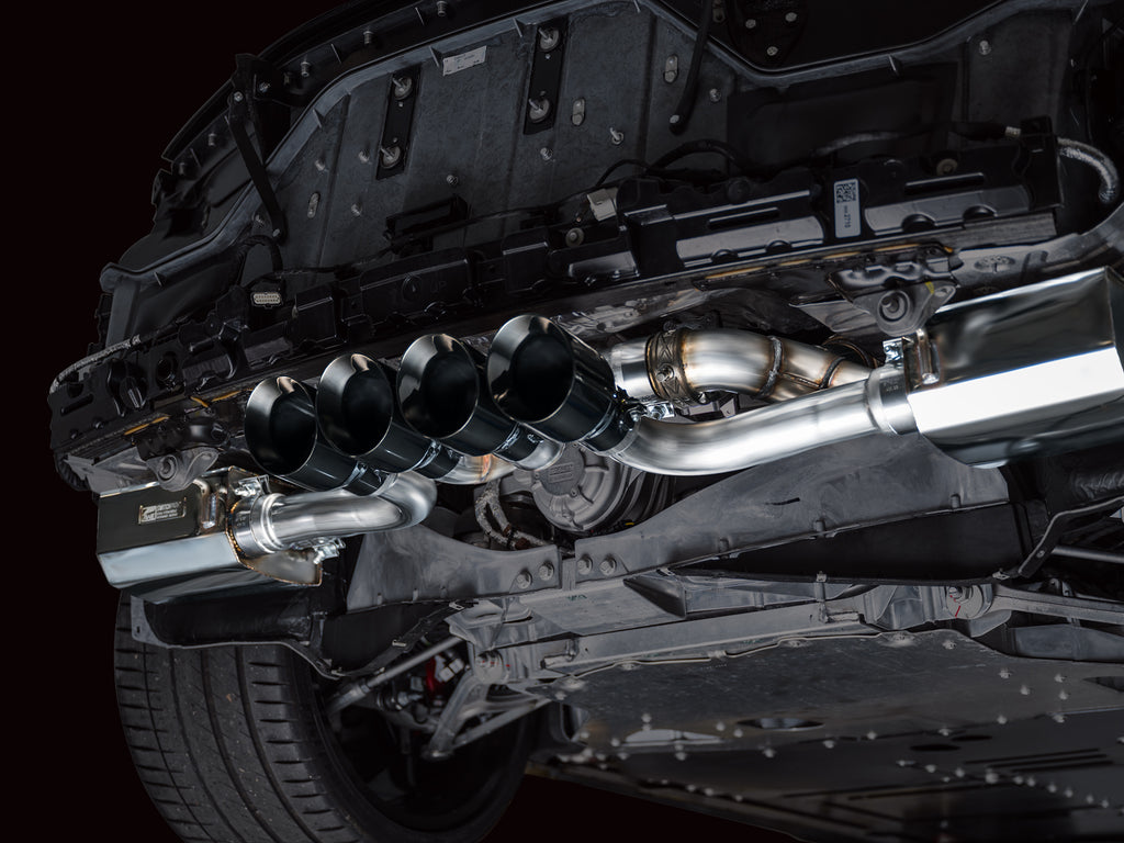 AWE SwitchPath Exhaust for C8 Corvette Z06 - 4.5" Diamond Black Tips