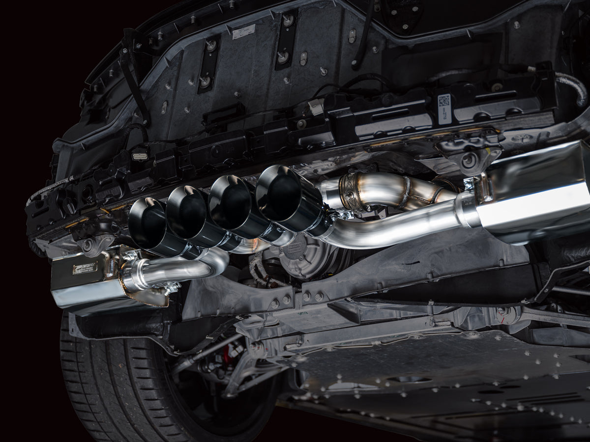 AWE SwitchPath Exhaust for C8 Corvette Z06 - 4.5" Diamond Black Tips