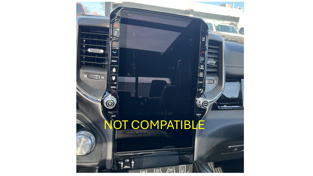 Radio Knobs - 2019+ RAM 12.0" SCREEN - BLACK