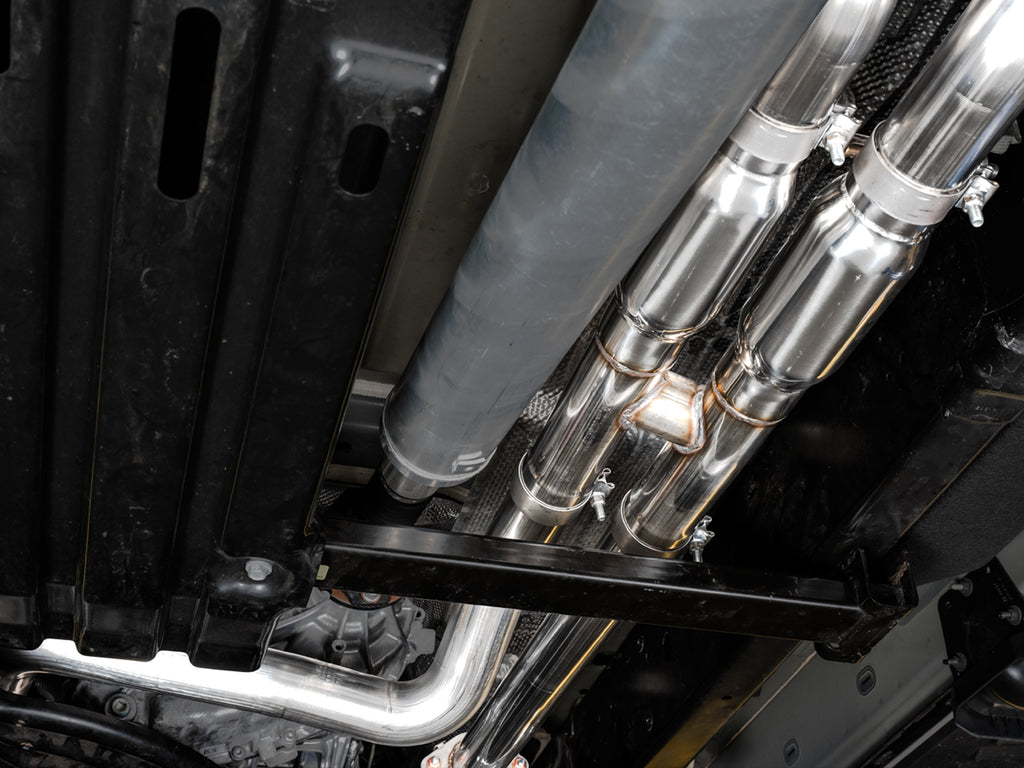AWE 0FG Catback Exhaust for RAM TRX - 5" Diamond Black Tips