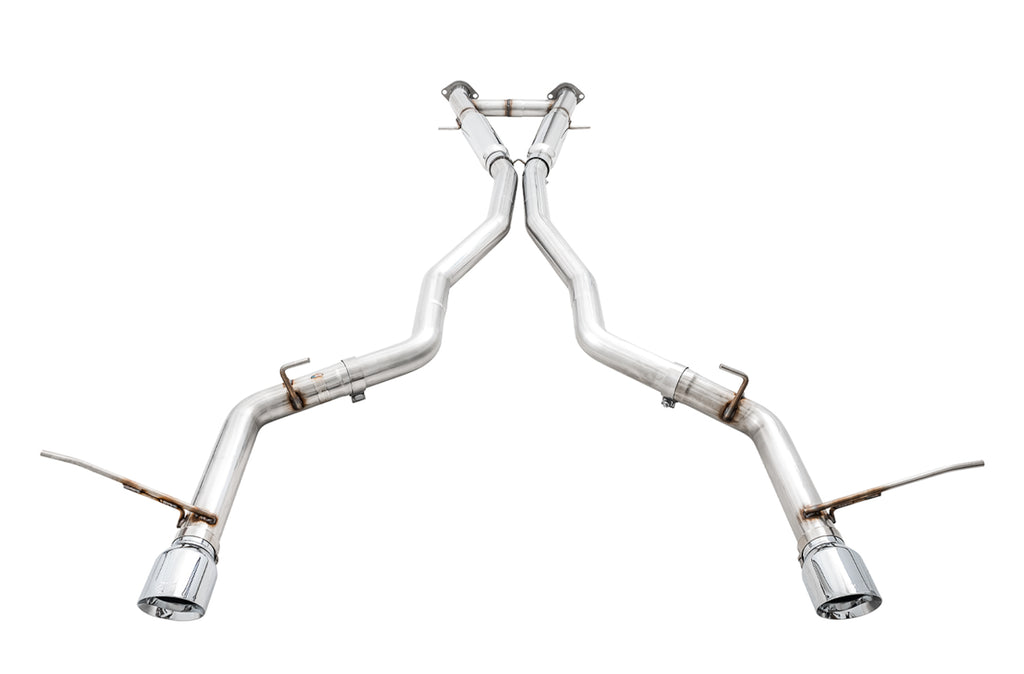 AWE Track Edition Exhaust for Jeep Grand Cherokee SRT - Chrome Silver Tips