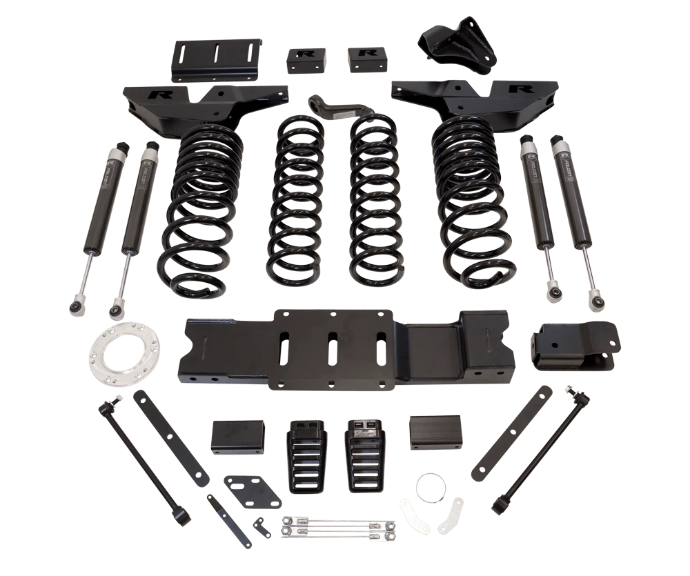 6'' Lift Kit 2019-2023 Ram 2500 W/ Falcon Shocks And Ring And Crossmember Standard Output Diesel Motor