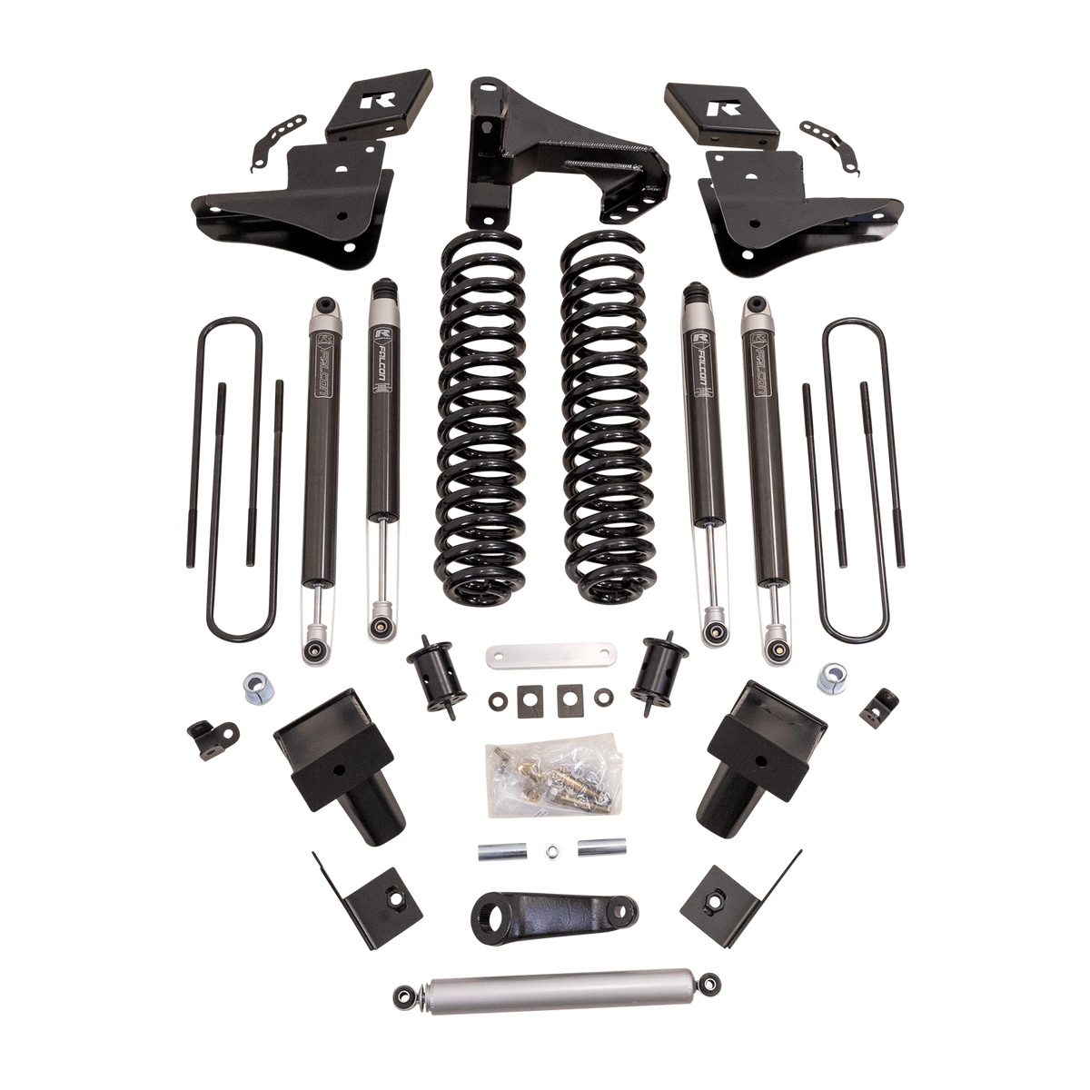 6" COIL SPRING LIFT KIT WITH FALCON SHOCKS - 2026 FORD SUPER DUTY F-250/F-350 4WD