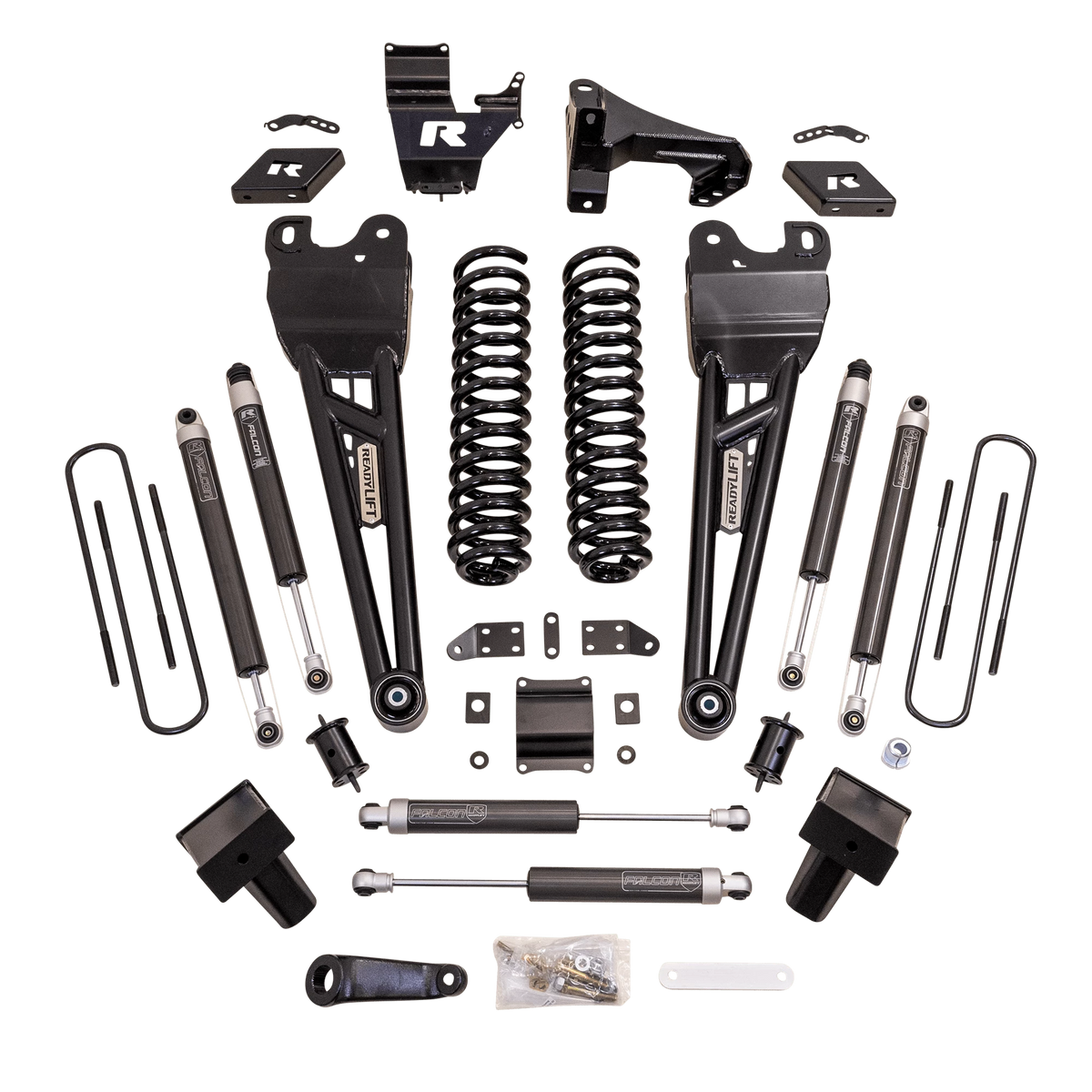 6" COIL SPRING LIFT KIT WITH FALCON SHOCKS AND RADIUS ARMS - 2026 FORD SUPER DUTY F-250/F-350 4WD