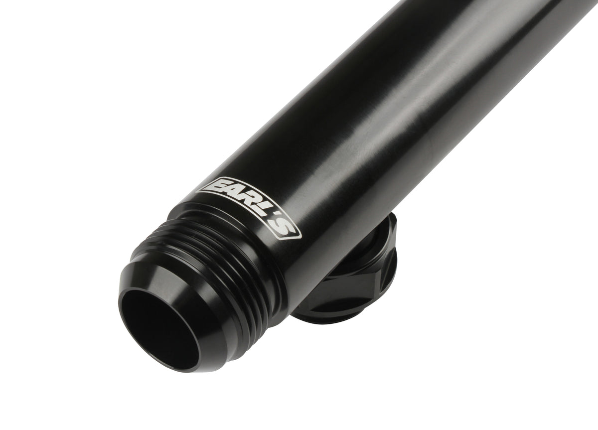 Adjustable Length Range - 6.8" to 10.5" (c/l to c/l of -12 O-Ring Port Swivels), Billet Aluminum w/ (2) O-ring seals.  Ideal for use w/ LS0022ERL & Remote Mounted Electric Water Pump